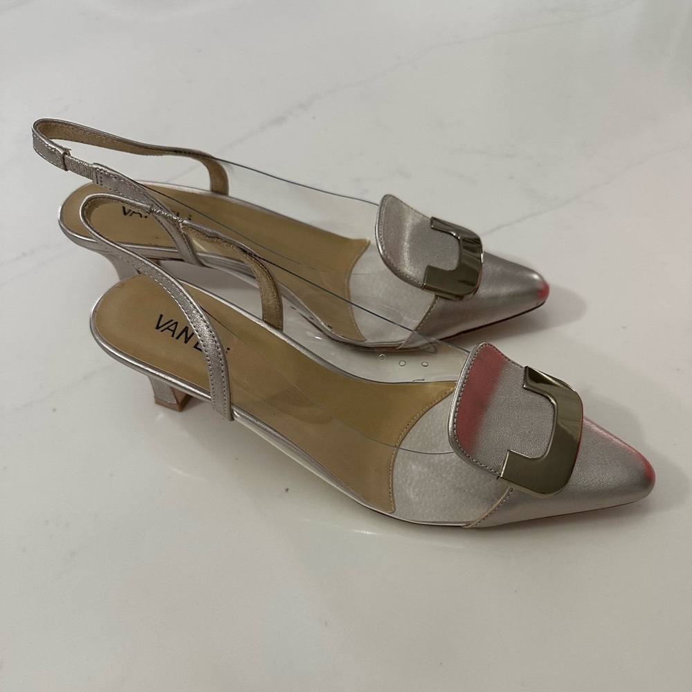 Vaneli Tamera. Size 8. Shell mercury. Worn 1x like new.